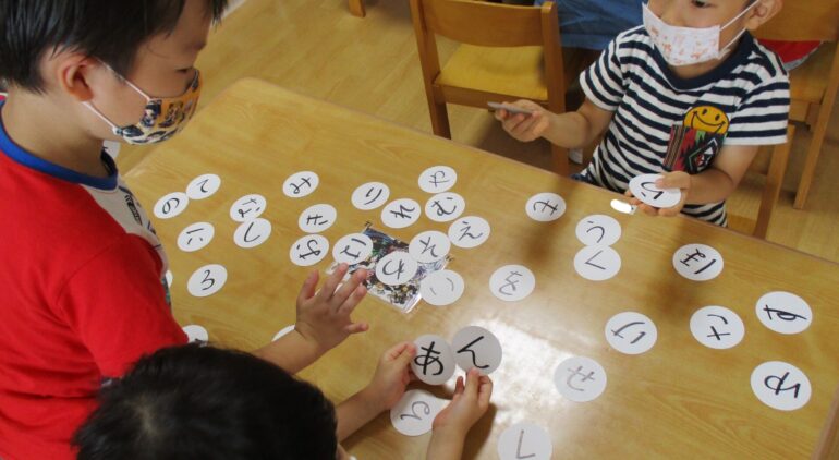 7 9 つばさ組 言葉探しをしたよ キッズ陽だまり園 保育の陽だまり園